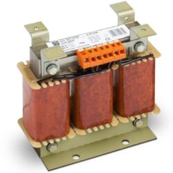 Autotransformateur triphasé 2,75 kVA 2515, configuration visible