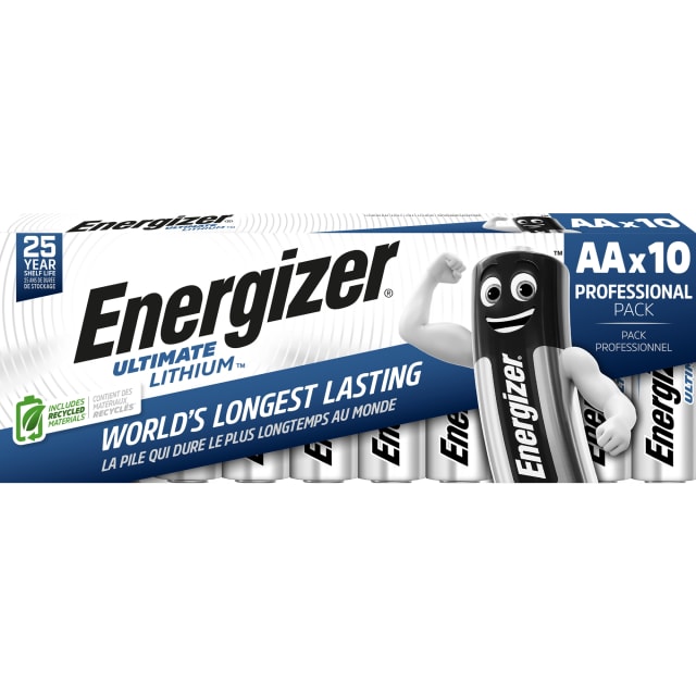 Energizer - Pile Ultimate Lithium - AA - FR06 - boîte 10 pcs. - L91BP10