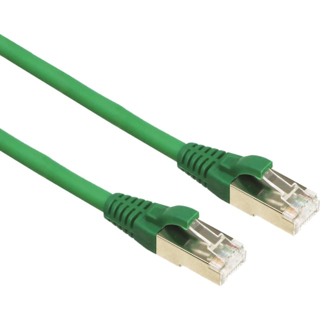 Excel Networking Solutions - Cordon F/FTP Blindé de CAT 6A LS0H 3 m - Vert - 100-172