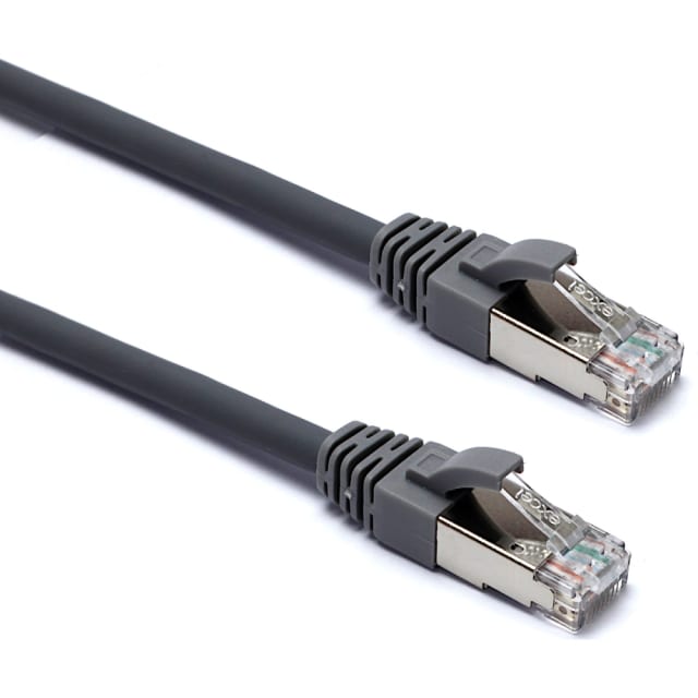 Excel Networking Solutions - EXCEL CAT6A 10M S/FTP PATCH LEAD GREY - 106-007 Excel Networking Solutions - EXCEL CAT6A 10M S/FTP PATCH LEAD GREY - 106-007