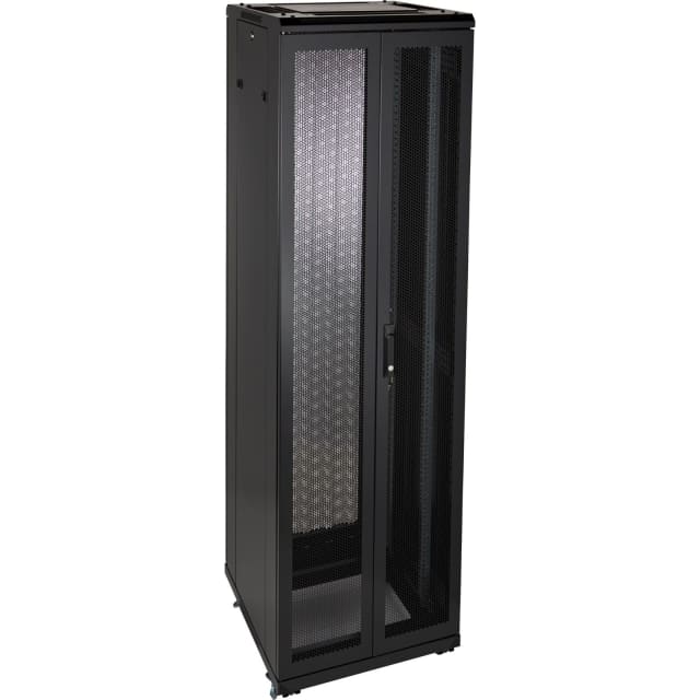 Excel Networking Solutions - Environ ER800 Baie 42U 800x800mm Double porte ventilée (A) Double porte ventilée - 542-4288-DDBF-BK