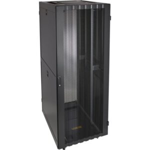 Excel Networking Solutions - Environ SR800 Baie 42U 800x1200mm Porte ondulé et ventilé (A) Double porte venti - 544-42812-WDBF-BK