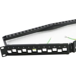 Excel Networking Solutions - Panneau cuivre vide pour modules keystone - 24 ports