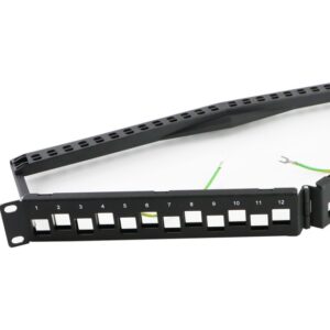Excel Networking Solutions - Panneau cuivre vide pour modules keystone - 24 ports