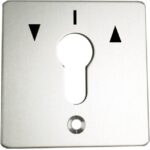 FAAC - PLAQUE FRONTALE pour FAAC Key 1 & 2 avec flèches haut en bas - 12203260017