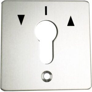 FAAC - PLAQUE FRONTALE pour FAAC Key 1 & 2 avec flèches haut en bas - 12203260017
