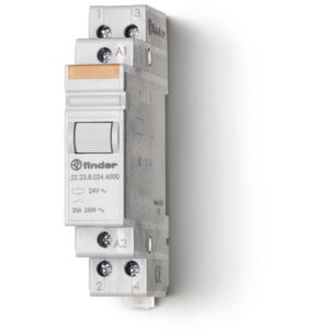 FINDER - Relais modulaire 1NO + 1NC 20A 24V DC