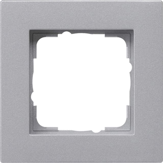 GIRA - Cadre finition 1x plat Gira E2 t.alu - 0211255 GIRA - Cadre finition 1x plat Gira E2 t.alu - 0211255