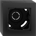 GIRA - boît. AP 1x Gira E2 noir m - 106109