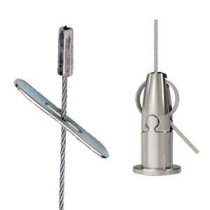 GRIPPLE - Angel sortie latérale disque N°1 câble 4M embout Butée - ALSD14SP