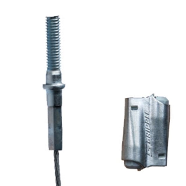 Système de suspension câble GRIPPLE détail produit Détails visibles de Système de suspension câble M8 1 m 45 kg pour Accessoires de montage