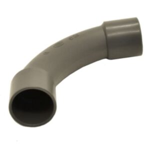 GSV - Coudes PVC avec manchon - diamètre 25mm - gris RAL 7037 - non-halogène - C25VDR