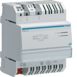 HAGER - Alimentation Bus tebis 30V 640mA TBTS - TXA112