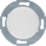 HAGER - Cache-trou avec support métallique Serie 1930 blanc polaire