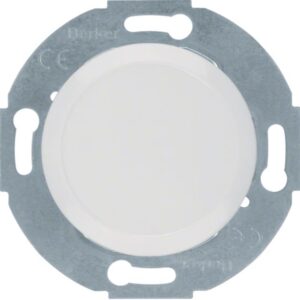 HAGER - Cache-trou avec support métallique Serie 1930 blanc polaire