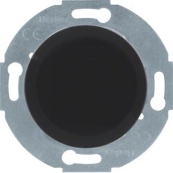 Détails visibles de Cache-trou avec support métal Série 1930 noir pour Obturateurs et Cache-trous