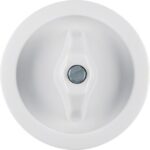 HAGER - Enjoliveur et manette pr interrupteurs/poussoirs rotatifs Serie 1930 blanc polai - WTW1000WG