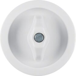 Détails visibles de Enjoliveur avec manette pour interrupteur rotatif blanc pour Enjoliveur rotatif