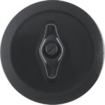HAGER - Enjoliveur et manette pr interrupteurs/poussoirs rotatifs Serie 1930 noir