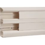 HAGER - GBD goulotte d'installation complète 50*160mm 2 comp. - GBD5016009010