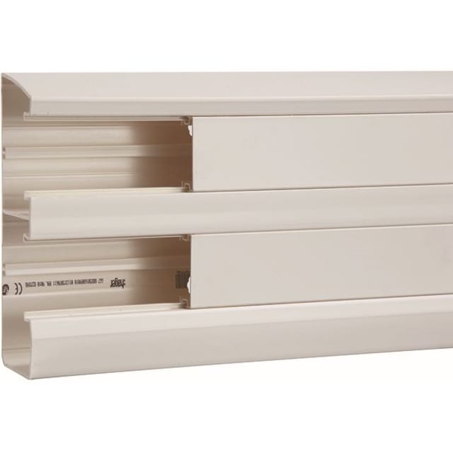 HAGER - GBD goulotte d'installation complète 50*160mm 2 comp. - GBD5016009010 HAGER - GBD goulotte d'installation complète 50*160mm 2 comp. - GBD5016009010