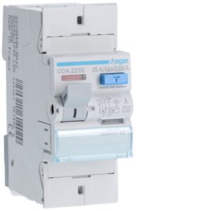 HAGER - Interrupteur différentiel 2P 25A 30mA type A - CDA225E