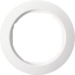 HAGER - Plaque de recouvrement 1 poste pr Ø 58mm Serie 1930 blanc polaire
