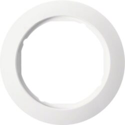 HAGER - Plaque de recouvrement 1 poste pr Ø 58mm Serie 1930 blanc polaire
