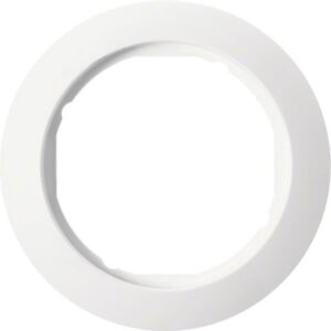HAGER - Plaque de recouvrement 1 poste pr Ø 58mm Serie 1930 blanc polaire