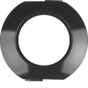 HAGER - Plaque de recouvrement centrale pvc Serie 1930 noir