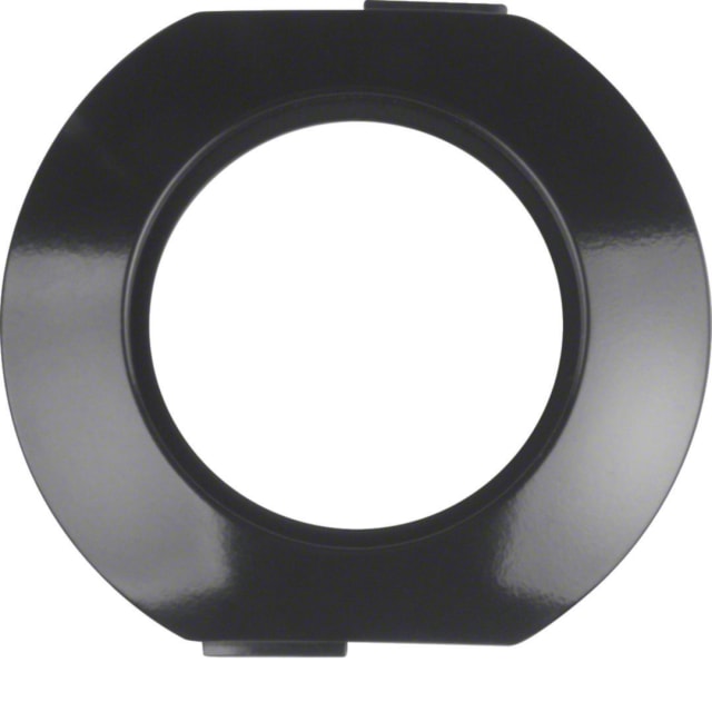 HAGER - Plaque de recouvrement centrale pvc Serie 1930 noir HAGER - Plaque de recouvrement centrale pvc Serie 1930 noir