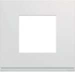HAGER - Plaque de recouvrement gallery 1 poste blanc polaire - WXP0002