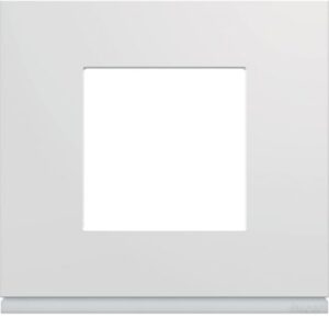 HAGER - Plaque de recouvrement gallery 1 poste blanc polaire - WXP0002