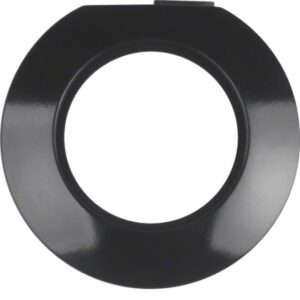 HAGER - Plaque de recouvrement terminale pvc Serie 1930 noir