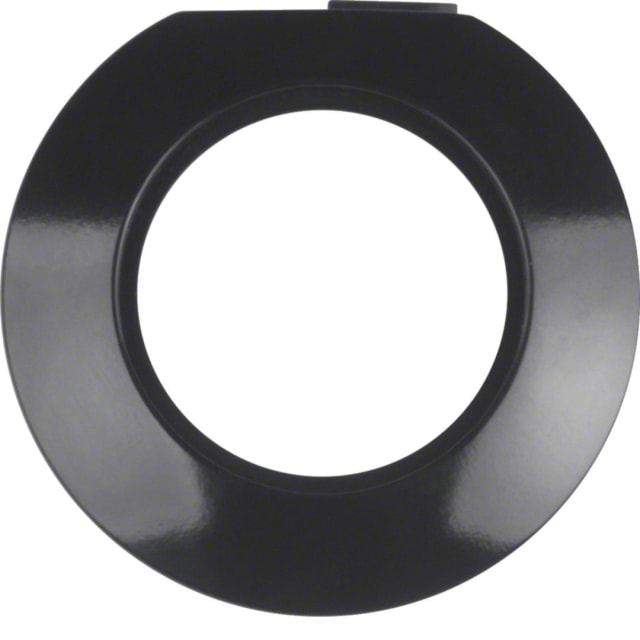 HAGER - Plaque de recouvrement terminale pvc Serie 1930 noir HAGER - Plaque de recouvrement terminale pvc Serie 1930 noir