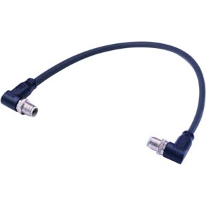HARTING - M12 D-cod 4-pol an/an m/m Rail 1.0m - 09488080011010