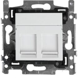 HIRSCHMANN - Socle prise de courant data 2x RJ45 CAT6A - 695020696
