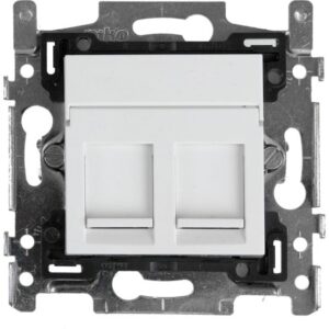 HIRSCHMANN - Socle prise de courant data 2x RJ45 CAT6A - 695020696
