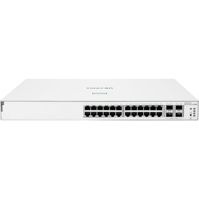 HPE Instant-On - HPE Networking 1930 24G Class4 PoE 4SFP/SFP+ 195W Managed Switch - 28 ports - JL683B#ABB