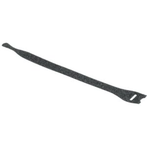 Collier textile auto-agrippant noir mm TEXTIE-M, configuration visible
