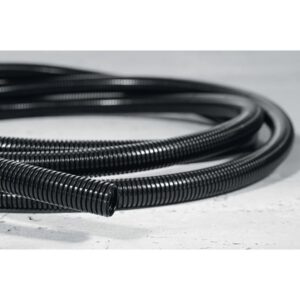 Hellermann Tyton - Gaine annelée Ø nominal 21 PA 6 (PA6) noir rouleau de 50m - 166-11204