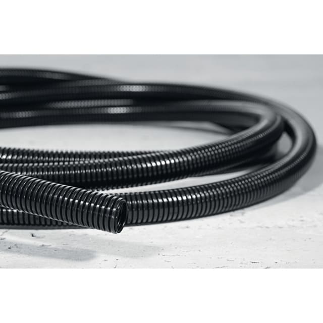 Hellermann Tyton - Gaine annelée Ø nominal 21 PA 6 (PA6) noir rouleau de 50m - 166-11204 Hellermann Tyton - Gaine annelée Ø nominal 21 PA 6 (PA6) noir rouleau de 50m - 166-11204