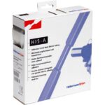 Hellermann Tyton - Gaine thermorétractable paroi adhésivée Transparent 24/8 dévidoir de 3m - 308-12403