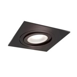 ID TO LIGHT - SILVERSTONE Spot Encastré Noir structuré Lamelles GU10 Max 50W - IDTL413519NSZ