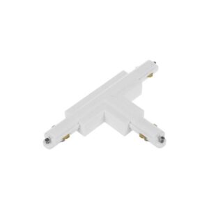 Détails visibles de Connexion en T intérieure gauche pour rail blanc pour Accessoires pour éclairage technique