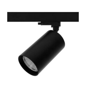 Détails visibles de Projecteur sur rail dimmable 30W noir mat pour Éclairage sur rail