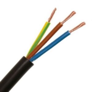 INSTALLATIEKABEL - H05VV-F VTMB câble de raccordement PVC souple gaine lisse 500V noir 3G0