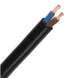 INSTALLATIEKABEL - VTLBp H03VVH2-F câble de raccordement plat PVC souple 300V noir 2X0
