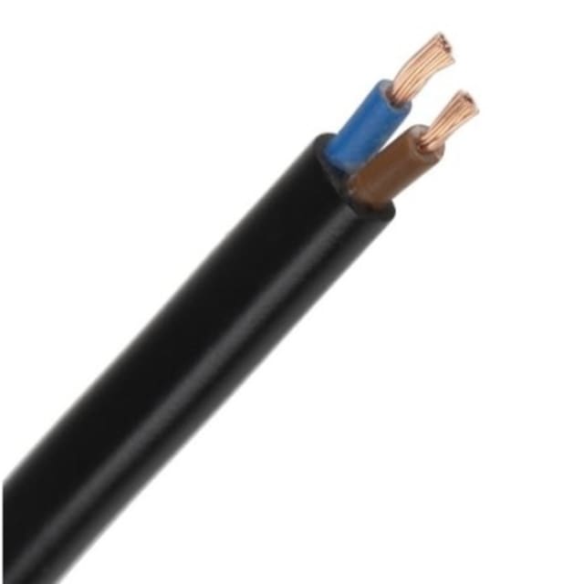 INSTALLATIEKABEL - VTLBp H03VVH2-F câble de raccordement plat PVC souple 300V noir 2X0