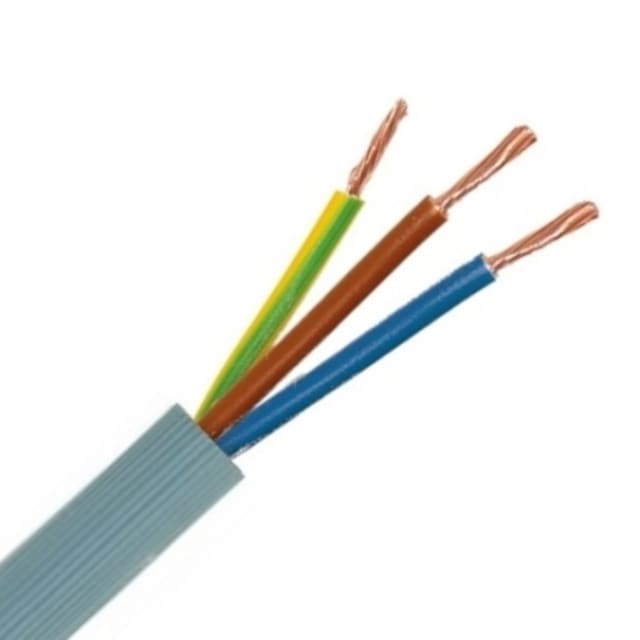 INSTALLATIEKABEL - VTMB H05VV-F câble de raccordement PVC souple gaine rainurée 500V gris 3G0 INSTALLATIEKABEL - VTMB H05VV-F câble de raccordement PVC souple gaine rainurée 500V gris 3G0